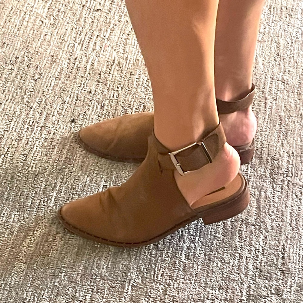 Steven by Steve Madden open back ankle boots
